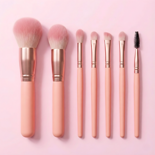 Set de Brochas Profesionales "Aesthetic Touch" (Edición Limitada).